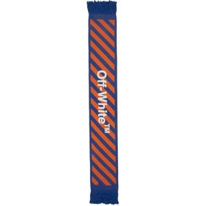 Off-White Blue & Orange Arrows Scarf